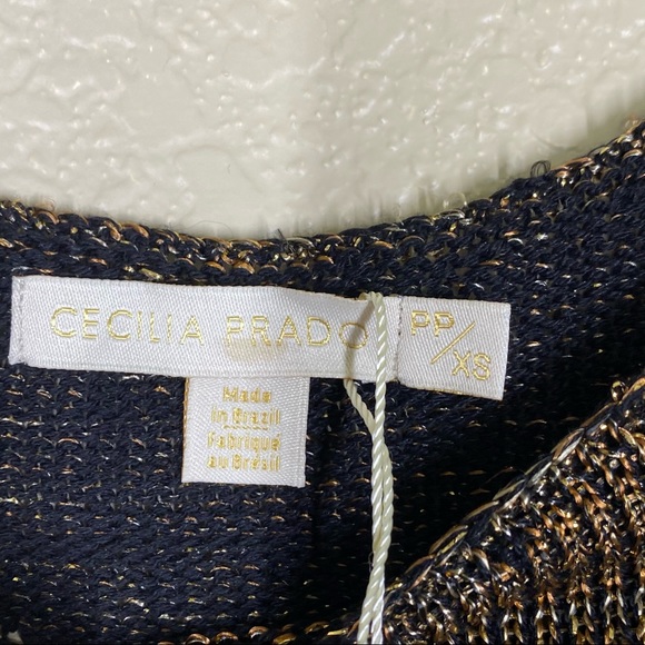 Cecilia Prado Metallic Knit Chevron Dress - Picture 5 of 6